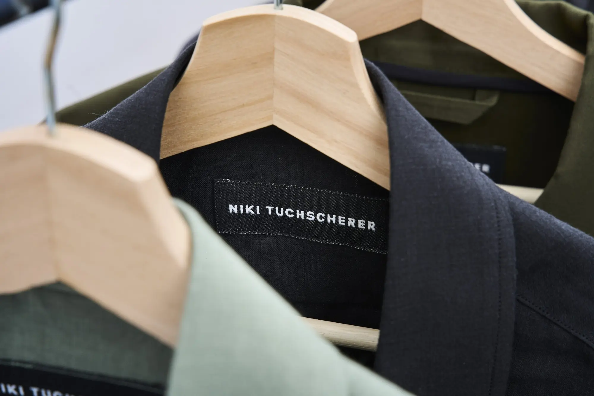 Das eingenähte Etikett mit dem Schriftzug Niki Tuchscherer